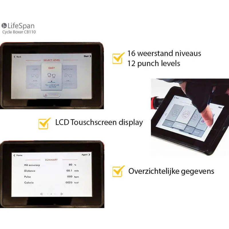 LifeSpan Fitness Bicicleta Estática Bicicleta De Boxeo CB110 4 LifeSpan Fitness Bicicleta Estática Bicicleta De Boxeo CB110 - Imagen 2