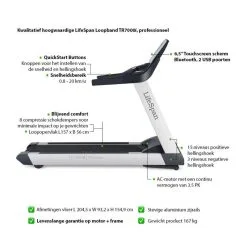 LifeSpan Fitness Cinta De Correr Profesional TR7000i -Musculación lifespan fitness cinta de correr profesional tr7000i 3