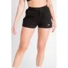 AESTHETIC WOLF LOEWI Pantalones Cortos Fitness Acanalados - Mujer - Negro