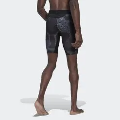 ADIDAS Mallas Cortas Techfit Allover Print Training -Musculación mallas cortas techfit allover print training 3