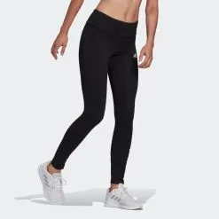 Mallas Leggings Adidas Fitness Mujer Linear Negro -Musculación mallas leggings adidas fitness mujer linear negro 2