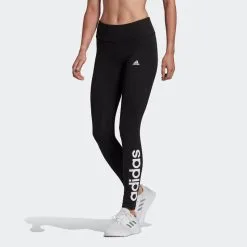 Mallas Leggings Adidas Fitness Mujer Linear Negro