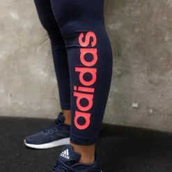 Mallas Leggins Adidas Mujer Azul Marino Rosa -Musculación mallas leggins adidas mujer azul marino rosa 4