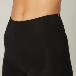 Mallas Short Slim Mujer Domyos Fit+ 500 Negro 10 Mallas Short Slim Mujer Domyos Fit+ 500 Negro -Musculación mallas short slim mujer domyos fit 500 negro 3