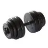 Virtufit Mancuerna Ajustable - Vinilo - 15 Kg -Musculación mancuerna ajustable vinilo 15 kg