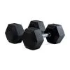 BODYTONE Mancuernas De Goma Hexagonales Profesionales 20Kg -Musculación mancuernas de goma hexagonales profesionales 20kg