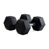 BODYTONE Mancuernas De Goma Hexagonales Profesionales 22Kg -Musculación mancuernas de goma hexagonales profesionales 22kg