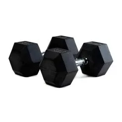 BODYTONE Mancuernas De Goma Hexagonales Profesionales 25Kg