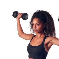 BODYTONE Mancuernas De Goma Hexagonales Profesionales 7,5Kg -Musculación mancuernas de goma hexagonales profesionales 75kg 2