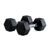 BODYTONE Mancuernas De Goma Hexagonales Profesionales 9Kg -Musculación mancuernas de goma hexagonales profesionales 9kg