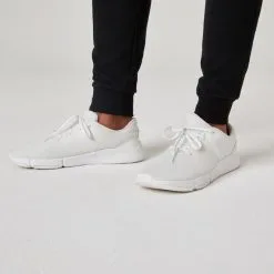 Pantalón Chándal Fitness Algodón Ajustado Hombre Domyos 500+ Negro 11 Pantalón Chándal Fitness Algodón Ajustado Hombre Domyos 500+ Negro -Musculación pantalon chandal fitness algodon ajustado hombre domyos 500 negro 3