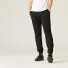 Pantalón Chándal Fitness Algodón Recto Hombre Domyos 120 Negro -Musculación pantalon chandal fitness algodon recto hombre domyos 120 negro