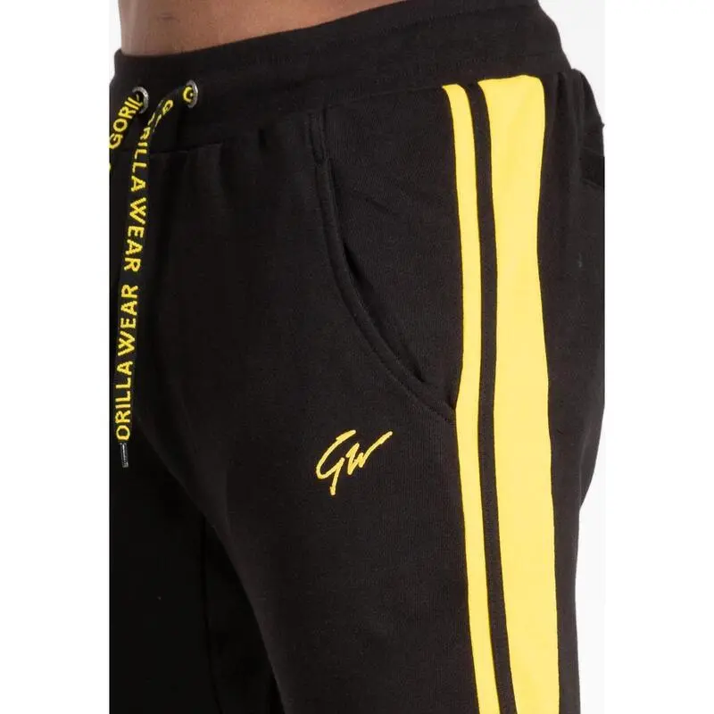 Pantalón Chándal Fitness Largo Hombre GORILLA WEAR Banks Negro 7 Pantalón Chándal Fitness Largo Hombre GORILLA WEAR Banks Negro - Imagen 5
