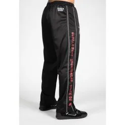 Pantalón Chándal Fitness Largo Hombre GORILLA WEAR FunctionalMesh Negro Rojo -Musculación pantalon chandal fitness largo hombre gorilla wear functionalmesh negro rojo 2