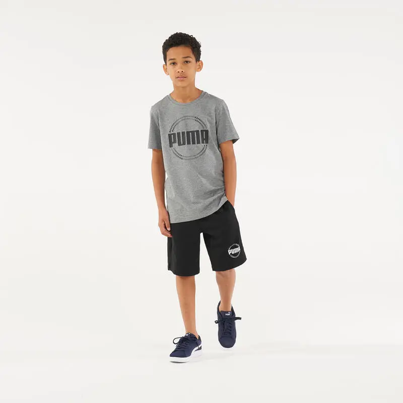 Pantalón Corto Short Puma Gimnasia Niño Y Niña Negro 5 Pantalón Corto Short Puma Gimnasia Niño Y Niña Negro - Imagen 3