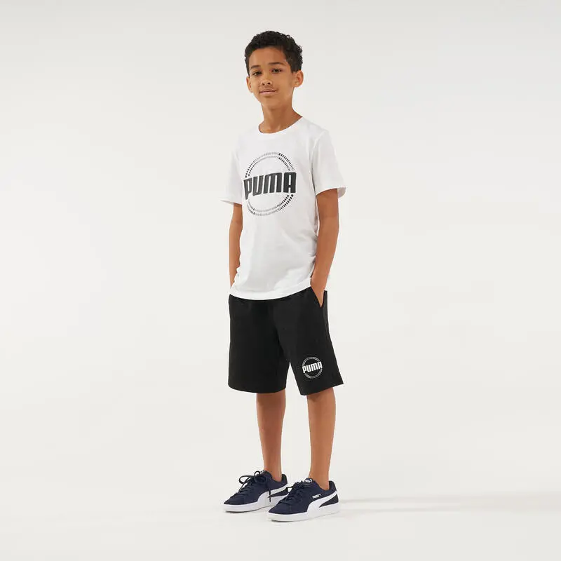Pantalón Corto Short Puma Gimnasia Niño Y Niña Negro 3 Pantalón Corto Short Puma Gimnasia Niño Y Niña Negro