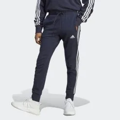 ADIDAS Pantalón Essentials French Terry Tapered Cuff 3 Bandas