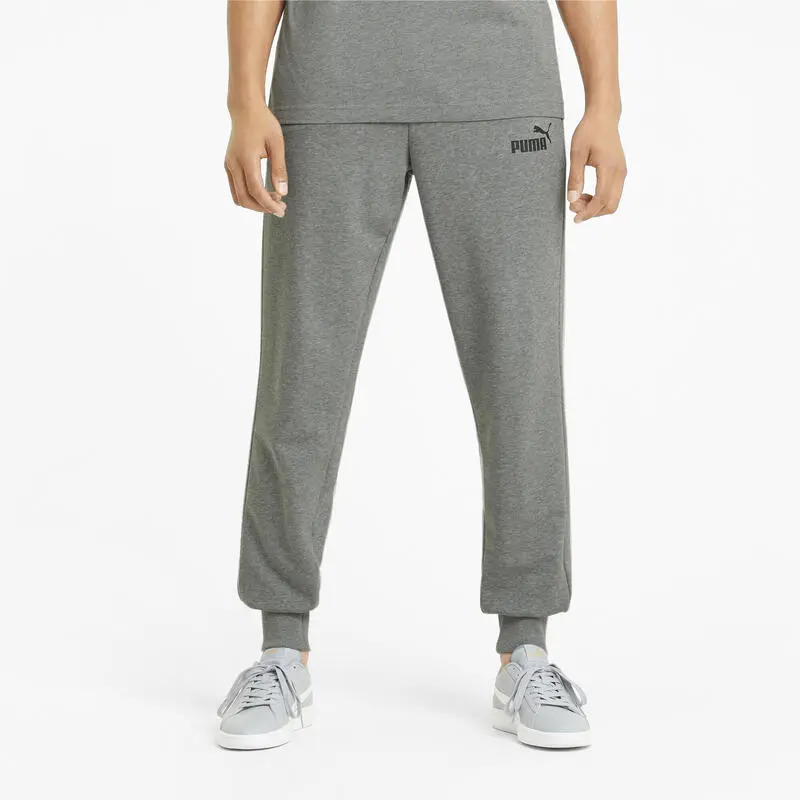 Pantalones Deportivos Essentials Logo Hombre PUMA Gris 4 Pantalones Deportivos Essentials Logo Hombre PUMA Gris - Imagen 2