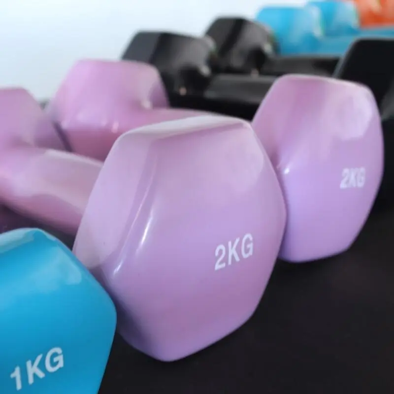 Par De Mancuernas De Colores 1kg Viok Sport 5 Par De Mancuernas De Colores 1kg Viok Sport - Imagen 3