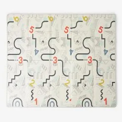 Domyos SEGUNDA VIDA: Alfombra Esterilla Bebe De Juego Plegable Y Reversible Gimnasia