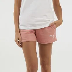 Short Pantalón Corto Fitness Algodón Mujer Puma Rosa
