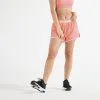 Domyos Short Pantalón Corto Fitness Amplio Mujer Rosa Pálido 1 Domyos Short Pantalón Corto Fitness Amplio Mujer Rosa Pálido -Musculación short pantalon corto fitness amplio mujer rosa palido