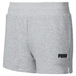 Shorts De Chándal Mujer PUMA Essentials Gris