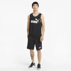 Shorts De Punto Essentials Hombre PUMA Negro -Musculación shorts de punto essentials hombre puma negro 3
