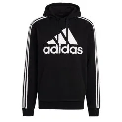 ADIDAS Sudadera Con Capucha Essentials Fleece Logo 3 Bandas