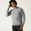 Sudadera Fitness Cuello Redondo Hombre Domyos Gris -Musculación sudadera fitness cuello redondo hombre domyos gris