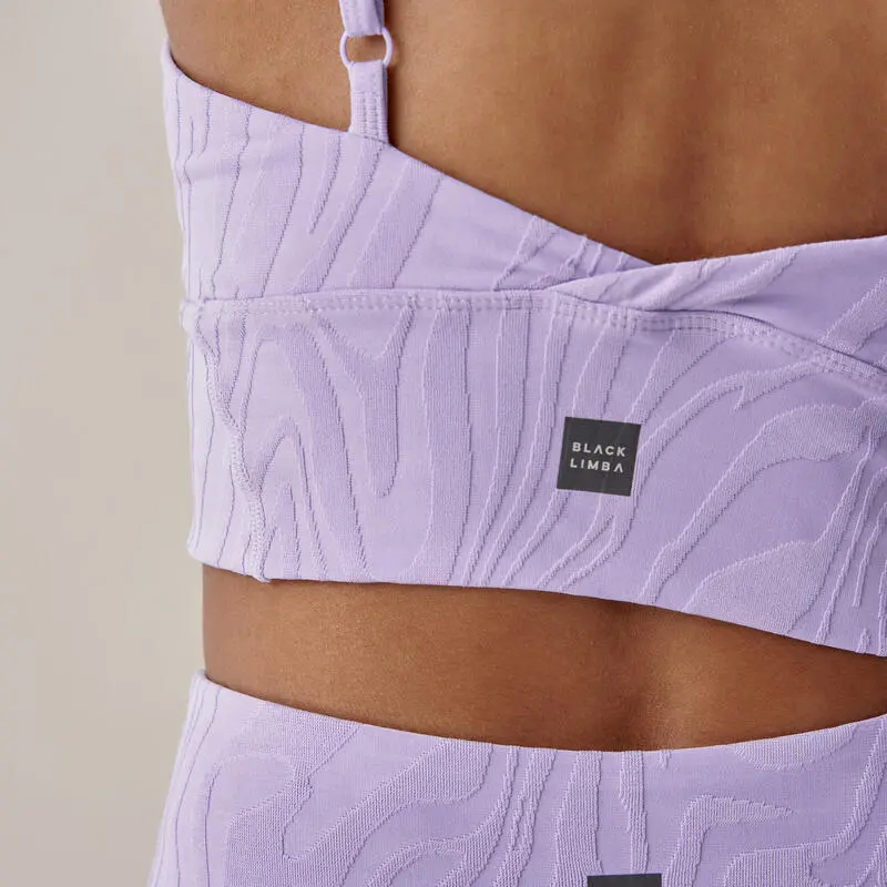 Top Deportivo Feline Sujecion Baja De Mujer Black Limba 5 Top Deportivo Feline Sujecion Baja De Mujer Black Limba - Imagen 3