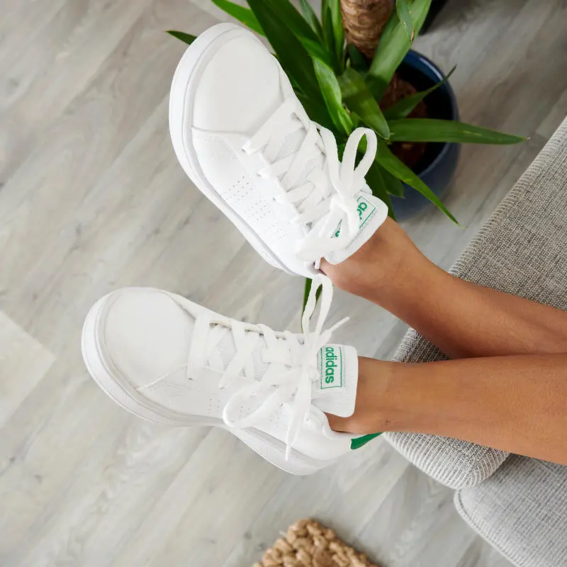 Zapatillas Con Cordones Niños Adidas Neo Advantage Blancas 7 Zapatillas Con Cordones Niños Adidas Neo Advantage Blancas - Imagen 5