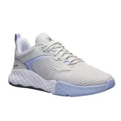 Zapatillas Fitness 520 Mujer Domyos Blanco Y Rosa -Musculación zapatillas fitness 520 mujer domyos blanco y azules